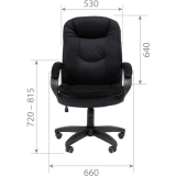 Офисное кресло Chairman 668 LT Black (00-07187744)