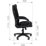 Офисное кресло Chairman 668 LT Black (00-07187744)