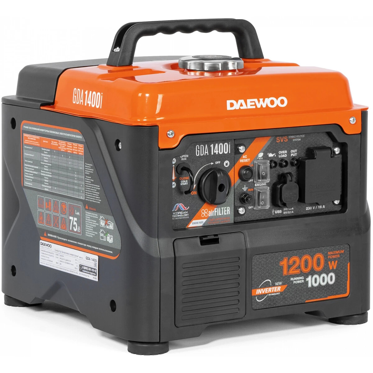 Генератор Daewoo GDA 1400I - фото 2