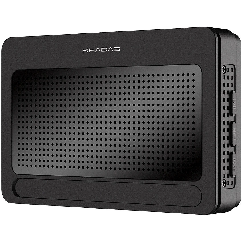 Корпус для одноплатного компьютера Khadas DIY Case2 for VIMs SBC Plate Metal Piano Black (KCS-B-001)
