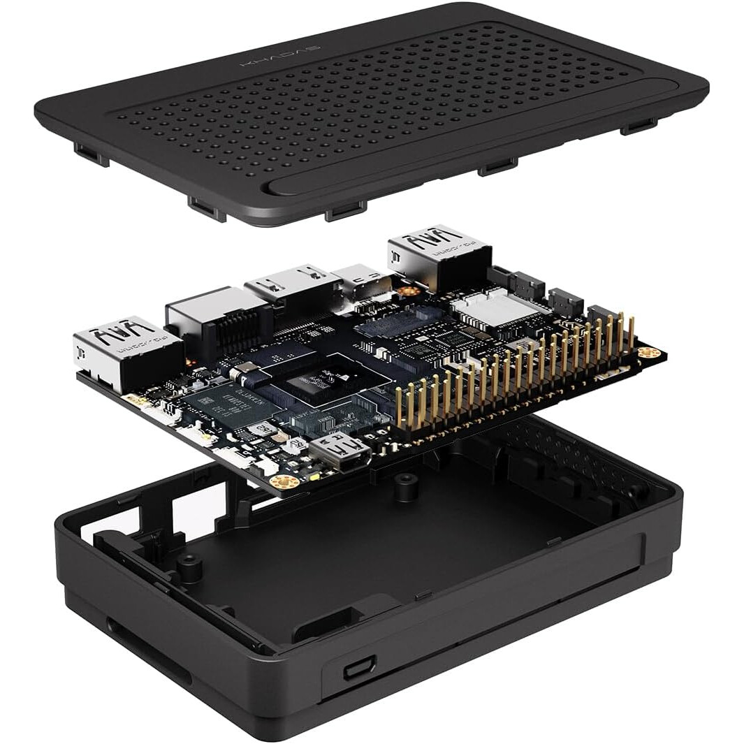 Корпус для одноплатного компьютера Khadas DIY Case2 for VIMs SBC Plastic Version Black (KCS-B-002) - фото 4