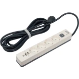 Сетевой фильтр Powercom SP-01 3 м (USB2A1CW)