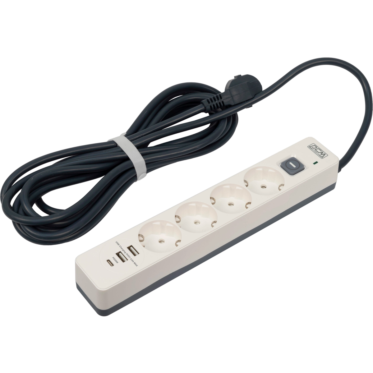 Сетевой фильтр Powercom SP-01 3 м - USB2A1CW - фото 4