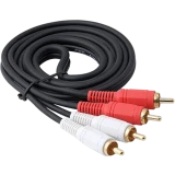 Кабель 2x RCA (M) - 2x RCA (M), 1.8м, Bion BXP-CCA-2R2R-018M