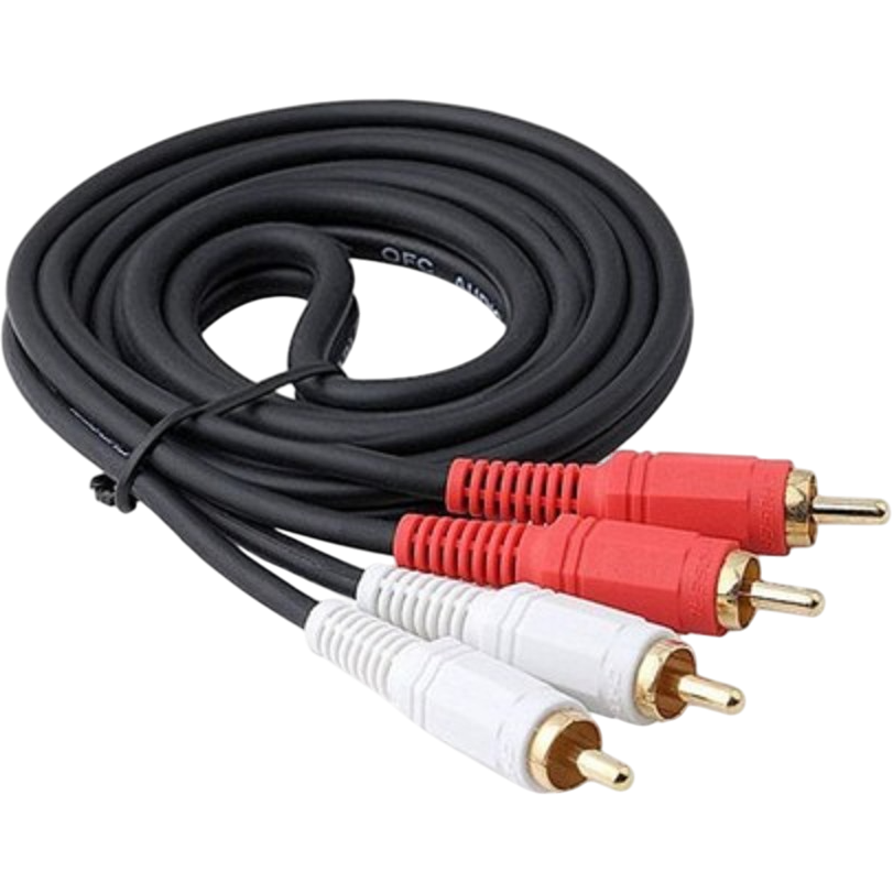 Кабель 2x RCA (M) - 2x RCA (M), 1.8м, Bion BXP-CCA-2R2R-018M