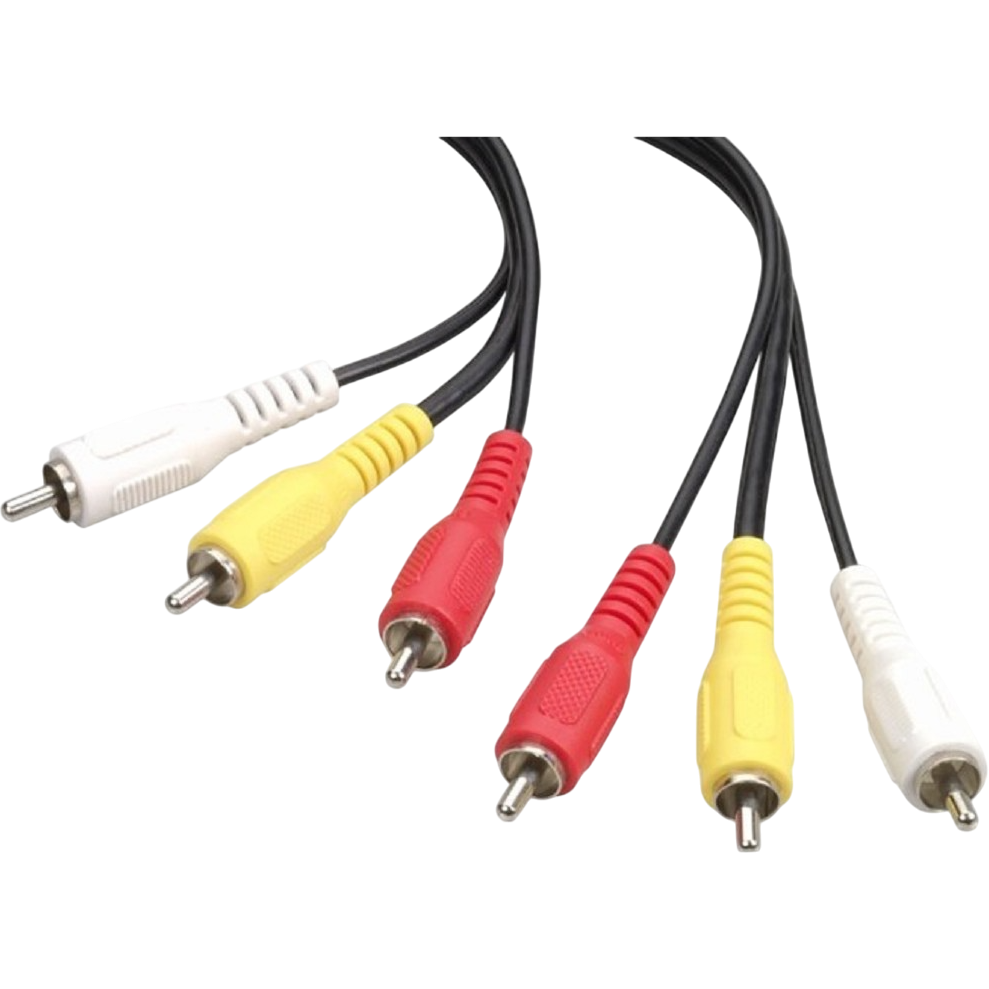 Кабель 3x RCA (M) - 3x RCA (M), 1.8м, Bion BXP-CCV-539-018M