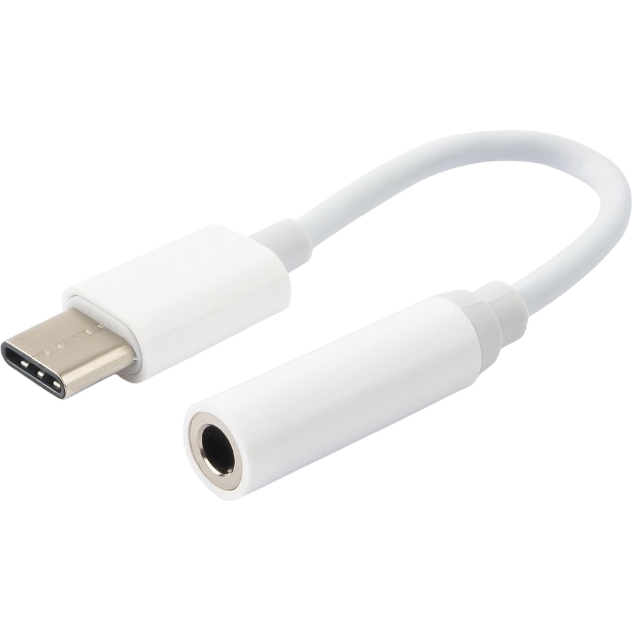 Переходник USB Type-C - 3.5 Jack, Bion BXP-CCA-UC3.5F-01-W