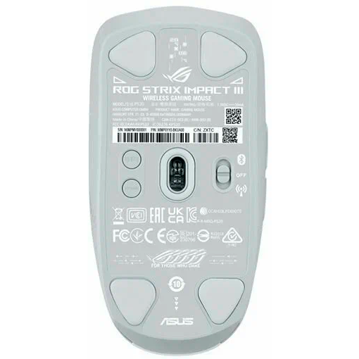 Мышь ASUS P520 ROG STRIX IMPACT III Wireless White - 90MP03D0-BMUA10 - фото 3