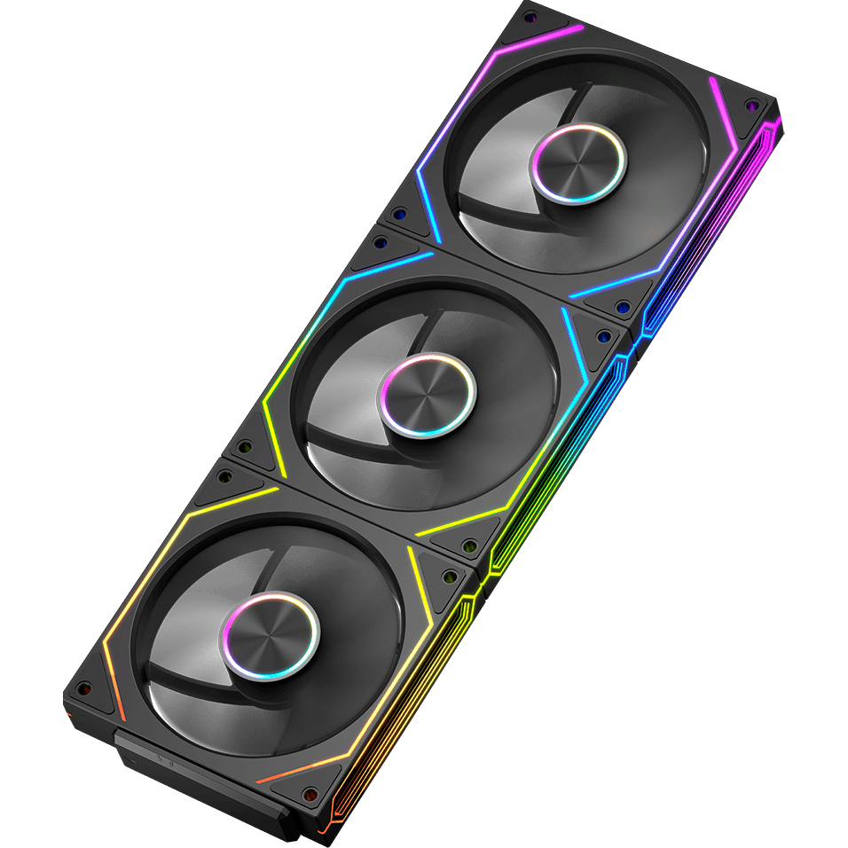 Вентилятор для корпуса PCcooler F3 X120 ARGB Black - F3 X120 ARGB BK - фото 3