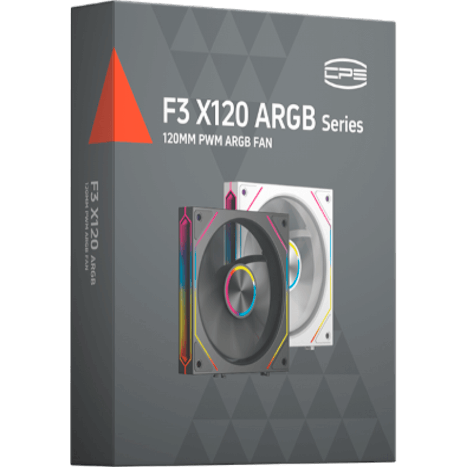 Вентилятор для корпуса PCcooler F3 X120 ARGB Black - F3 X120 ARGB BK - фото 5