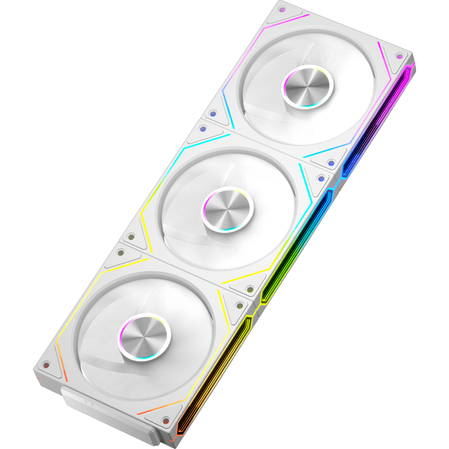 Вентилятор для корпуса PCcooler F3 X120R ARGB White - F3 X120R ARGB WH - фото 3