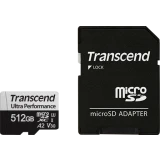 Карта памяти 512Gb MicroSD Transcend + SD адаптер (TS512GUSD340S)