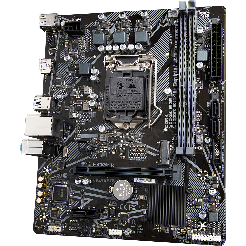 Материнская плата Gigabyte H470M K OEM - фото 2