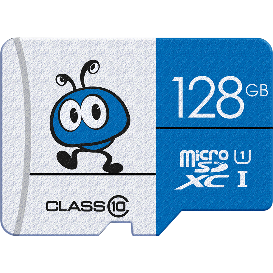 Карта памяти 128Gb MicroSD SmartBuy + SD адаптер (SB128GMSDU1BLUE01)