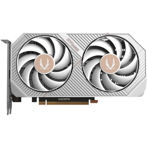 Видеокарта NVIDIA GeForce RTX 5050 Zotac Twin Edge White OC 8Gb (ZT-B50500Q-10M)