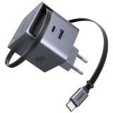 Сетевое зарядное устройство UGREEN Nexode Pro 65W GaN Space Grey (X615) (65825)