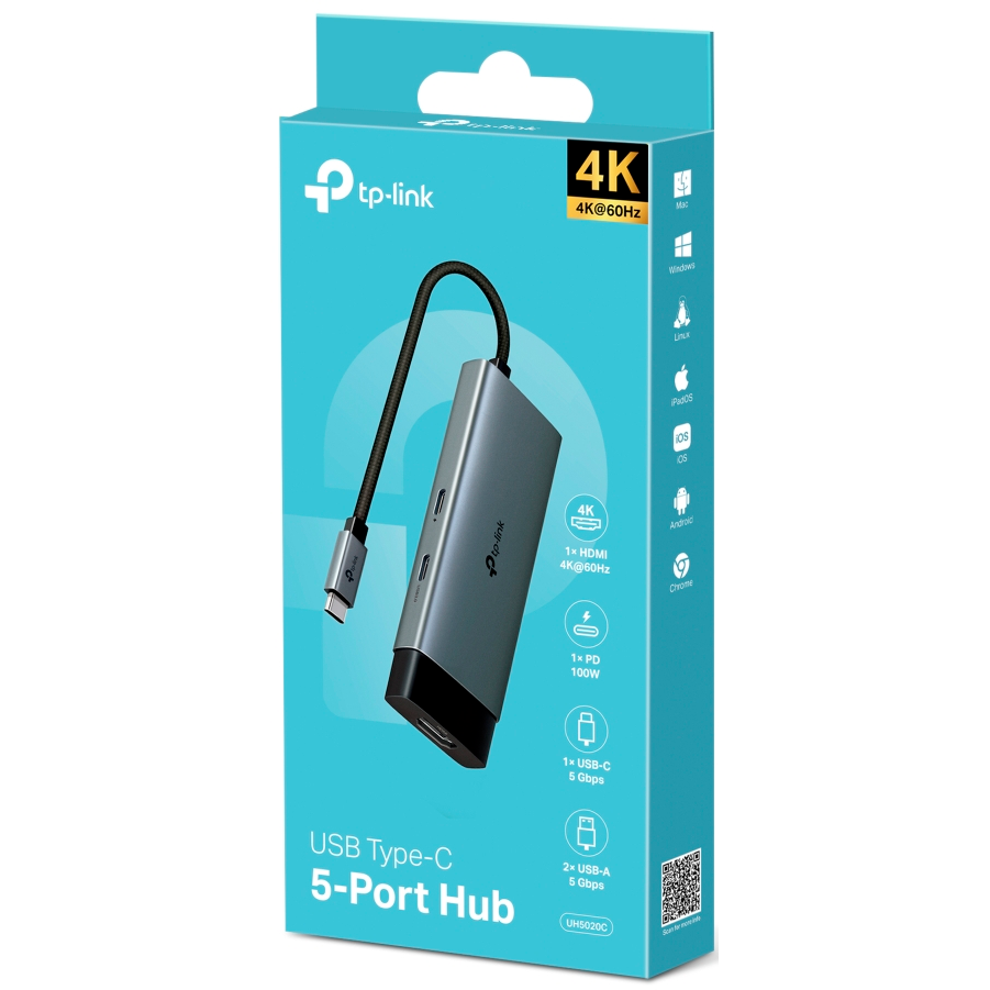 USB-концентратор TP-Link UH5020C - фото 4