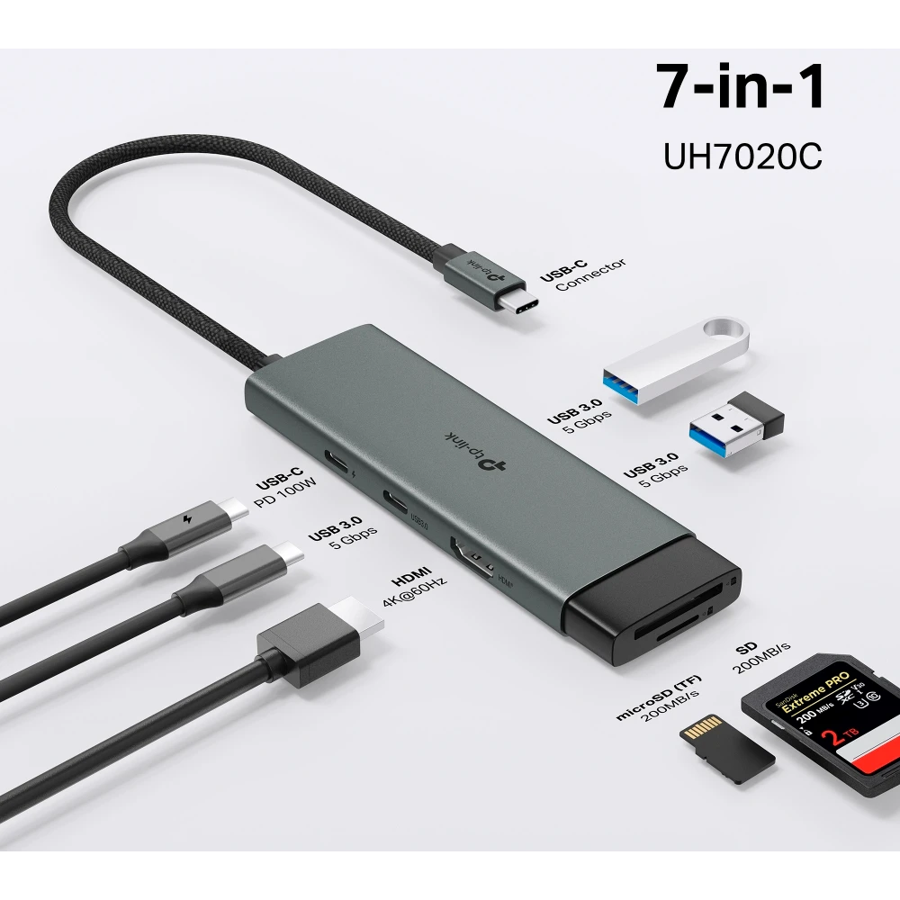 USB-концентратор TP-Link UH7020C - фото 4