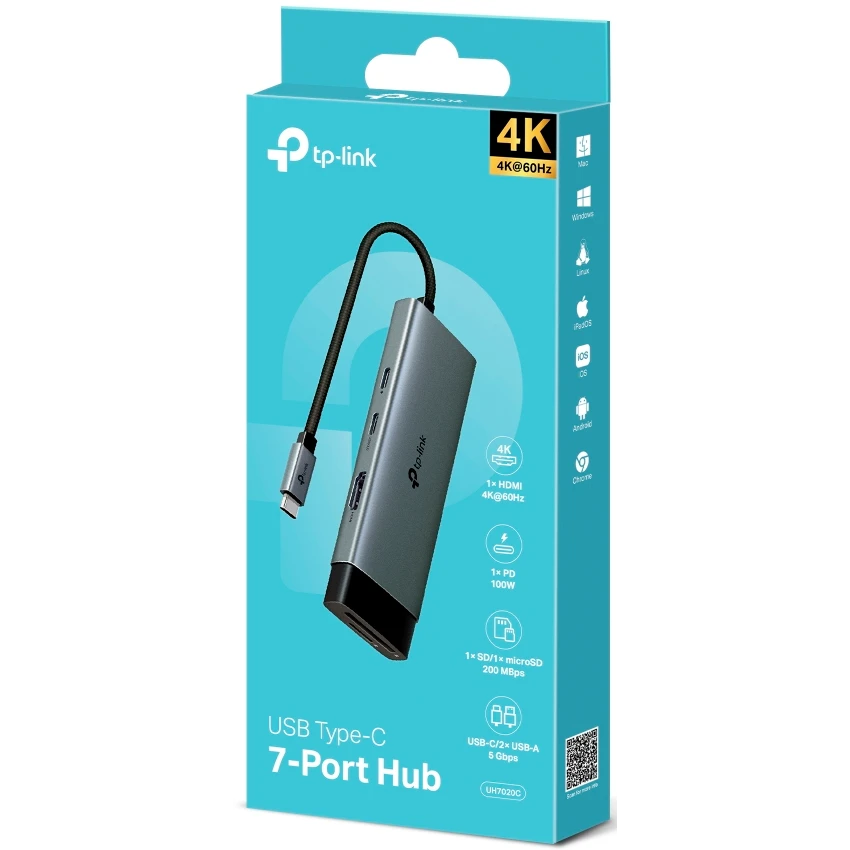 USB-концентратор TP-Link UH7020C - фото 5