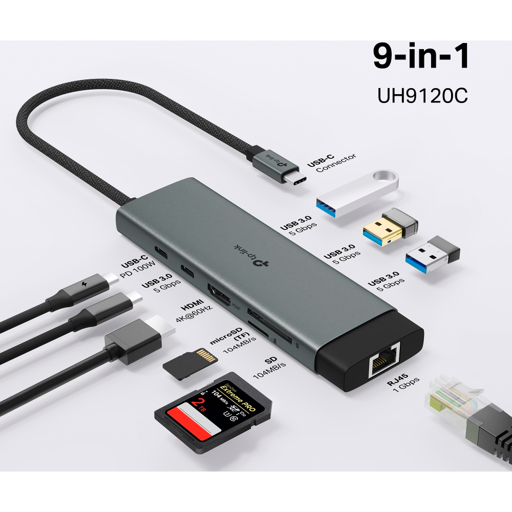 USB-концентратор TP-Link UH9120C - фото 4