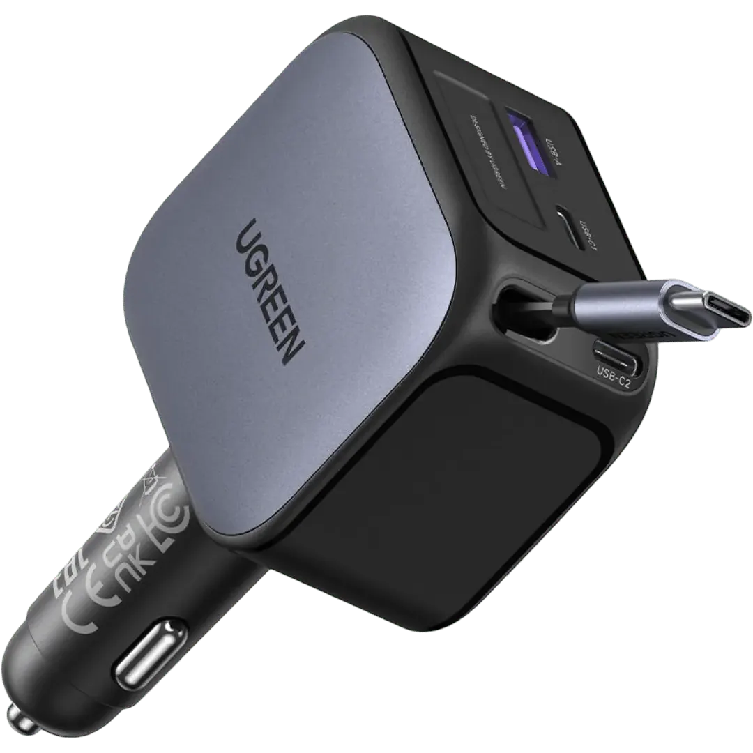 Автомобильное зарядное устройство UGREEN EC604 Grey - 55910