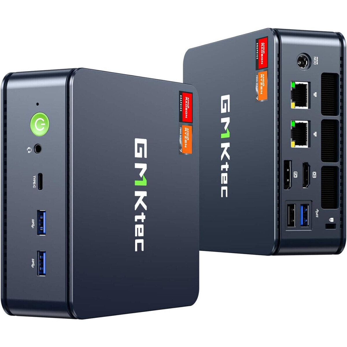 Мини ПК GMKtec NucBox K6 Dark Blue (7840HS/32GB+1TB) - K6/7840HS/32GB+1TB