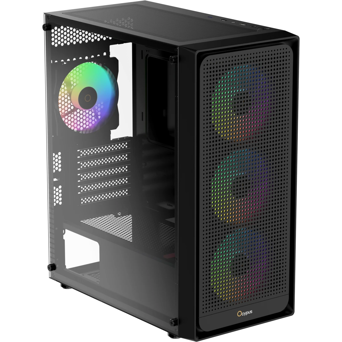 Корпус Ocypus Gamma C50 BK ARGB - Gamma-C50-BKG400XX-GL