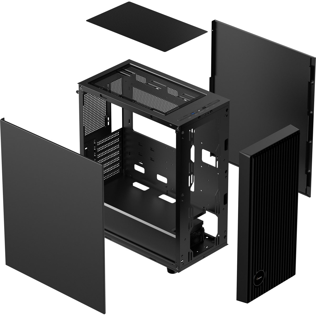 Корпус Ocypus Gamma C70 BK - Gamma-C70-BKG000XX-GL - фото 8