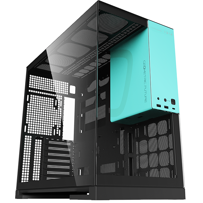 Корпус Geometric Future Model 5 Black/Blue