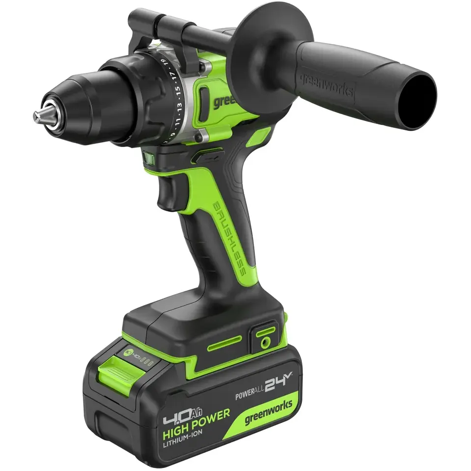 Дрель-шуруповёрт Greenworks GD24DD90 (3707507CUB)