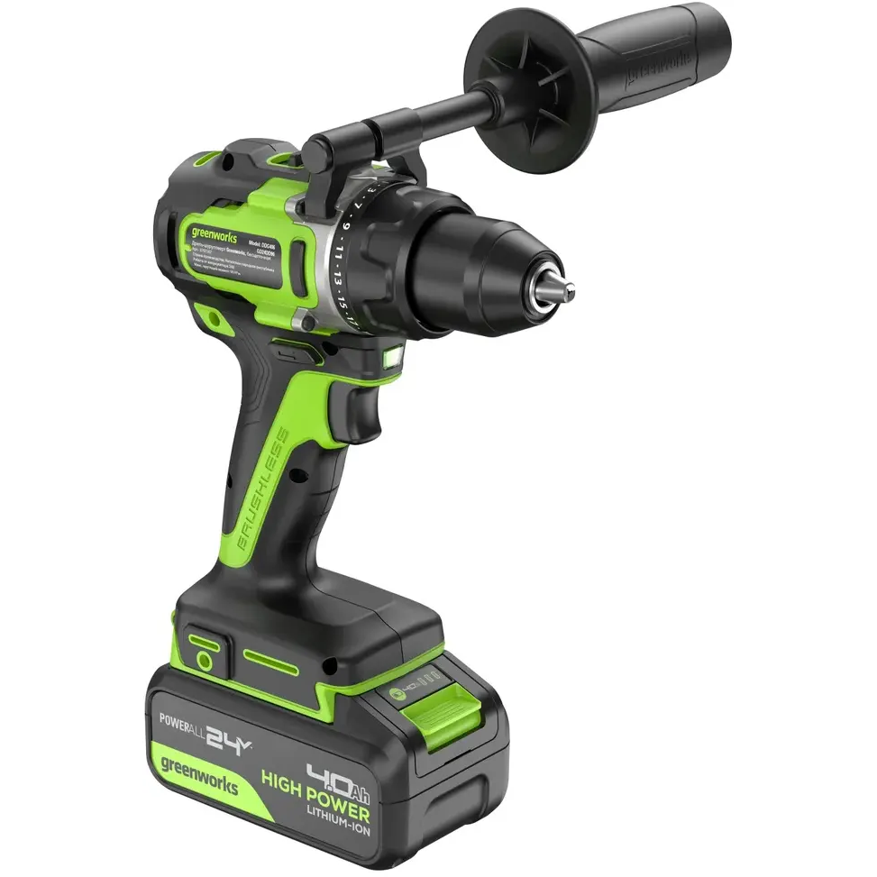 Дрель-шуруповёрт Greenworks 3707507CUB - фото 6