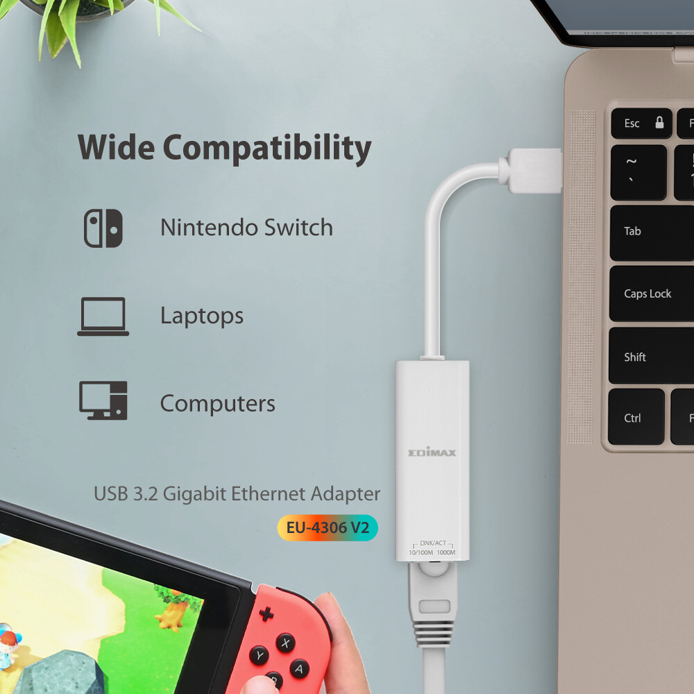 Сетевой адаптер Edimax EU-4306 V2 - фото 8