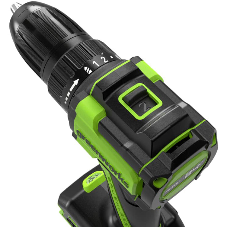 Дрель-шуруповёрт Greenworks DD345 (3708307CUC) - фото 10