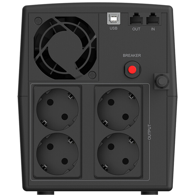 ИБП CBR QTM-1500T-4F-LCUC - фото 3