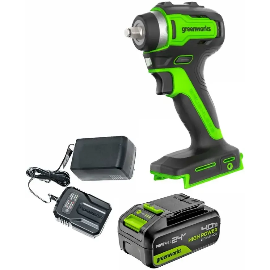 Гайковёрт Greenworks G24IW200 (3803607CUB)