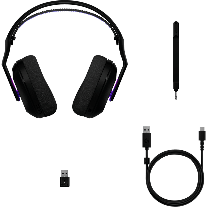 Гарнитура Logitech G522 LightSpeed Black - 981-001544/1547 - фото 6