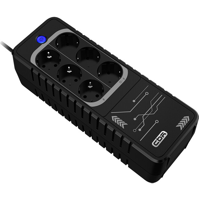 ИБП CBR LGT-650H-6F-LDB - фото 2