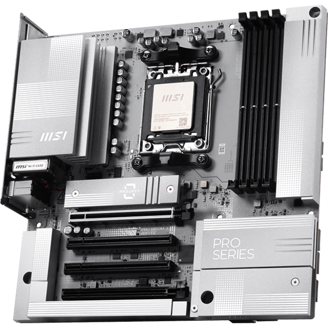 Материнская плата MSI PRO B850M-A WIFI PZ - фото 2