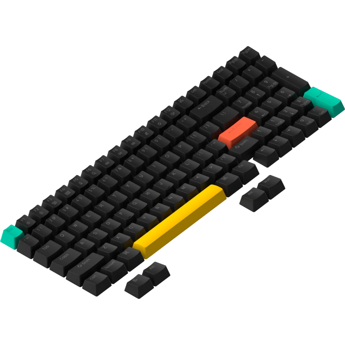 Комплект клавиш NuPhy Shine Through V2 Halo