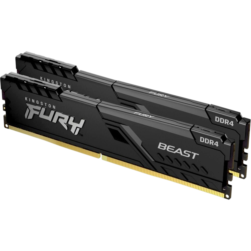 Оперативная память 16GB DDR4 3200MHz Kingston Fury Beast (KF432C16BBK2/16WP) (2x8GB KIT)