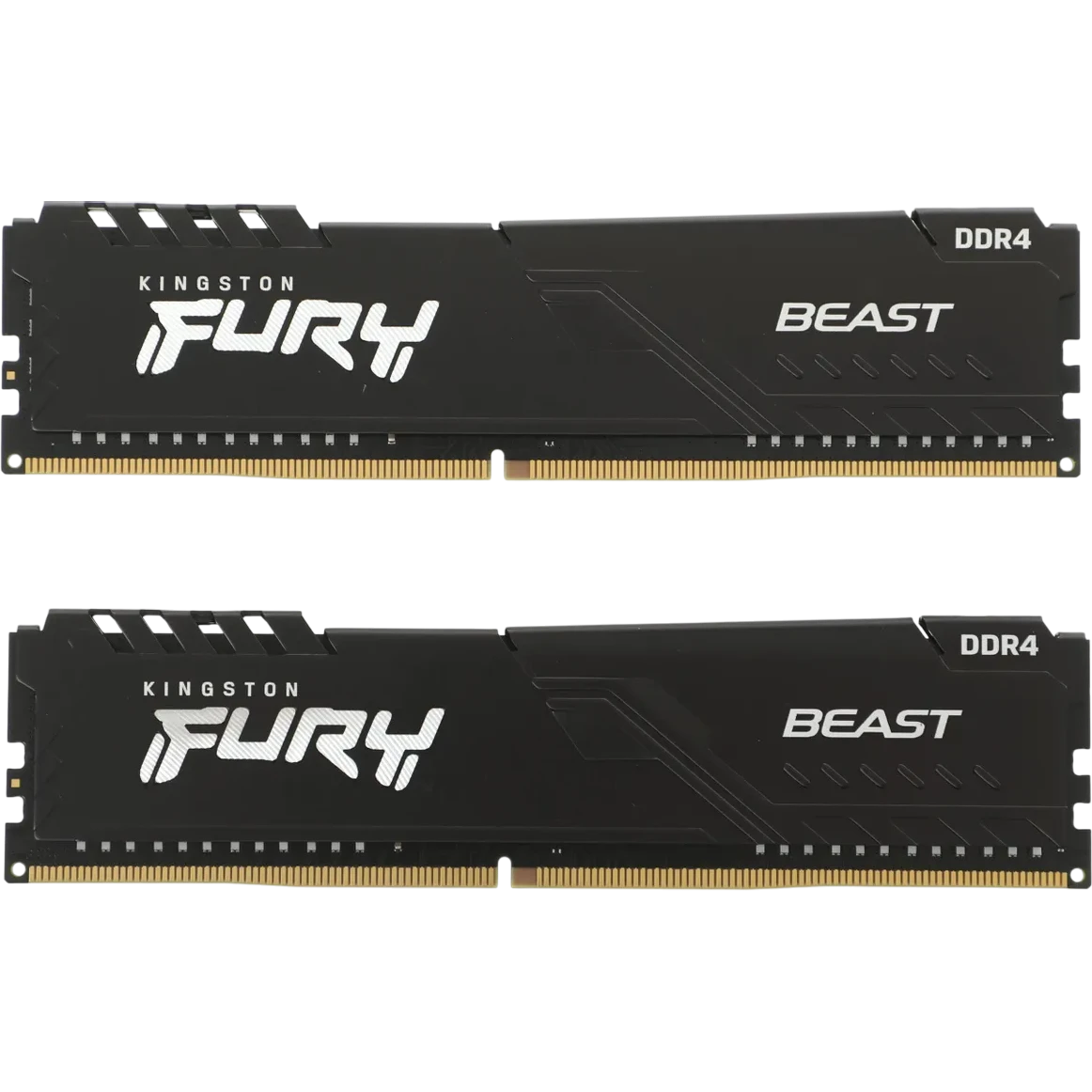 Оперативная память 16Gb DDR4 3200MHz Kingston Fury Beast (KF432C16BBK2/16WP) (2x8Gb KIT) - фото 2