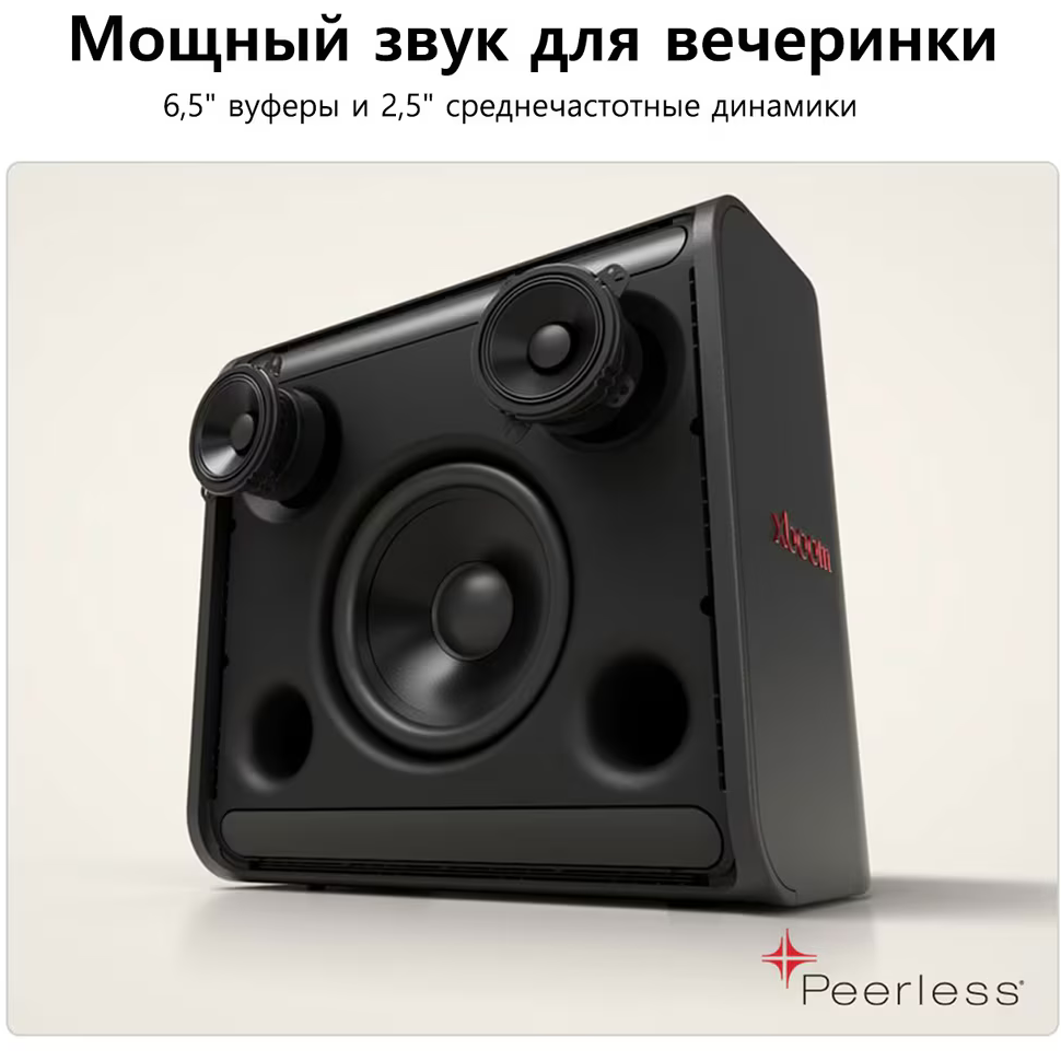 Портативная акустика LG XBOOM STAGE Black - фото 13