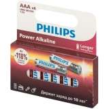 Батарейка Philips LR03P8W/51 (AAA, 8 шт.) (Б0064680)