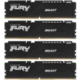Оперативная память 64Gb DDR5 5600MHz Kingston Fury Beast Black (KF556C40BBK4-64) (4x16Gb KIT)