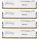 Оперативная память 64Gb DDR5 5600MHz Kingston Fury Beast White (KF556C40BWK4-64) (4x16Gb KIT)