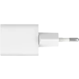 Сетевое зарядное устройство ttec SmartCharger GAN 20W White + USB-C-USB-C Cable (2SCG20CB)