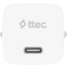 Сетевое зарядное устройство ttec SmartCharger GAN 20W White + USB-C-USB-C Cable - 2SCG20CB - фото 4