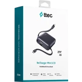 Внешний аккумулятор ttec ReCharger Mini LCD 20W Grey (2BB231GR)
