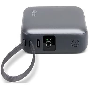 Внешний аккумулятор ttec ReCharger Mini LCD 35W Grey - 2BB232GR - фото 5