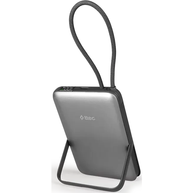 Внешний аккумулятор ttec Recharger M LCD Grey - 2BB230GR - фото 4